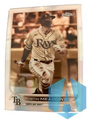 2022 Topps Chrome Sepia #10 Austin Meadows - Tampa Bay Rays